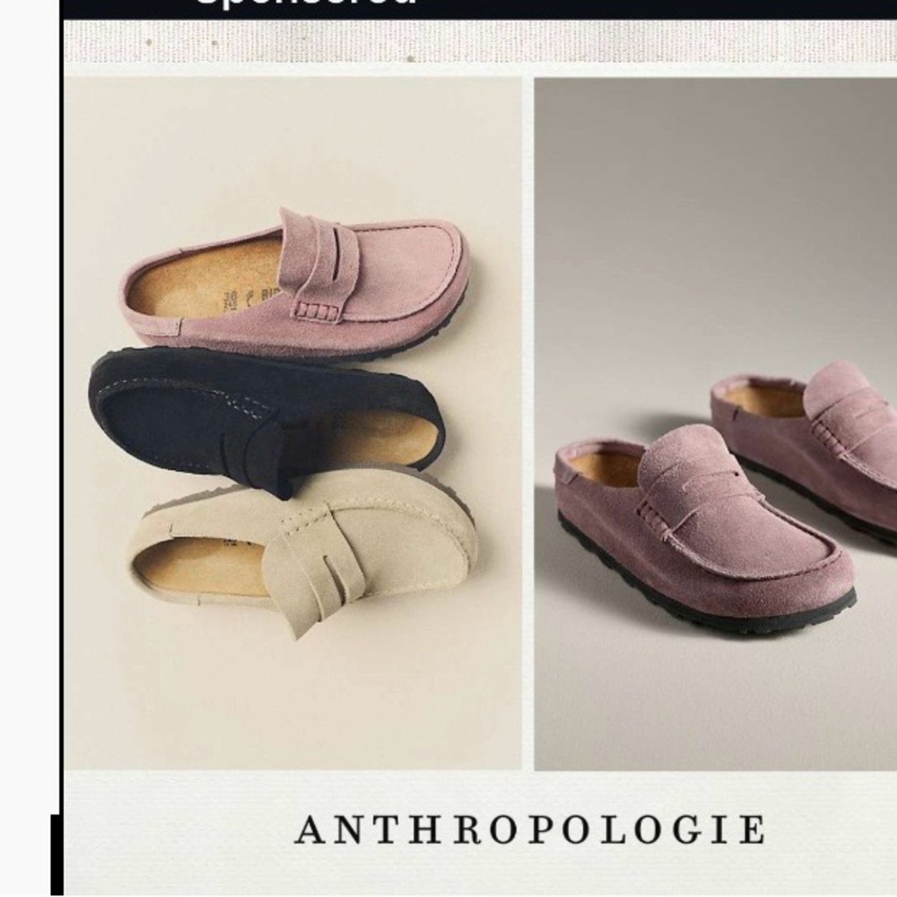 Same As New Birkenstock Suede Black Naples Loafer